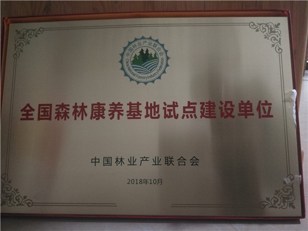 “森林康養(yǎng)基地試點建設(shè)單位”